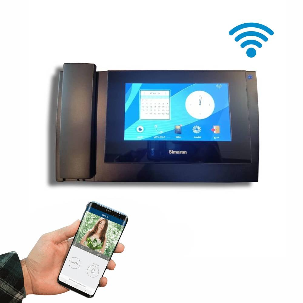 آیفون تصویری سیماران HS-78/M100 WiFi مشکی