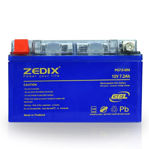 باتری موتورسیکلت زدیکس مدل 12V7.2AH
