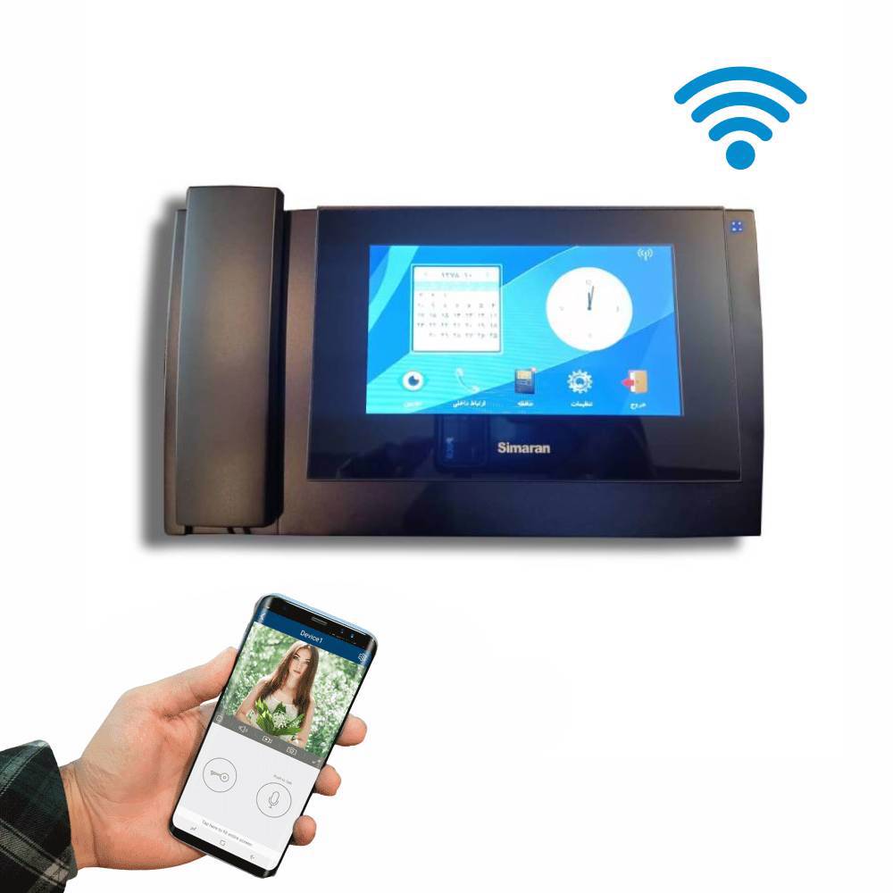 آیفون تصویری سیماران HS-78/M100 WiFi مشکی