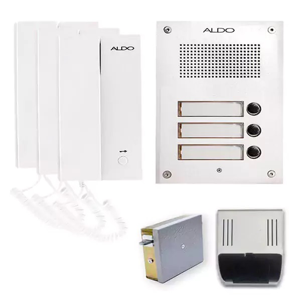 پنل آیفون صوتی آلدو 5S-2S-AL سه واحدی