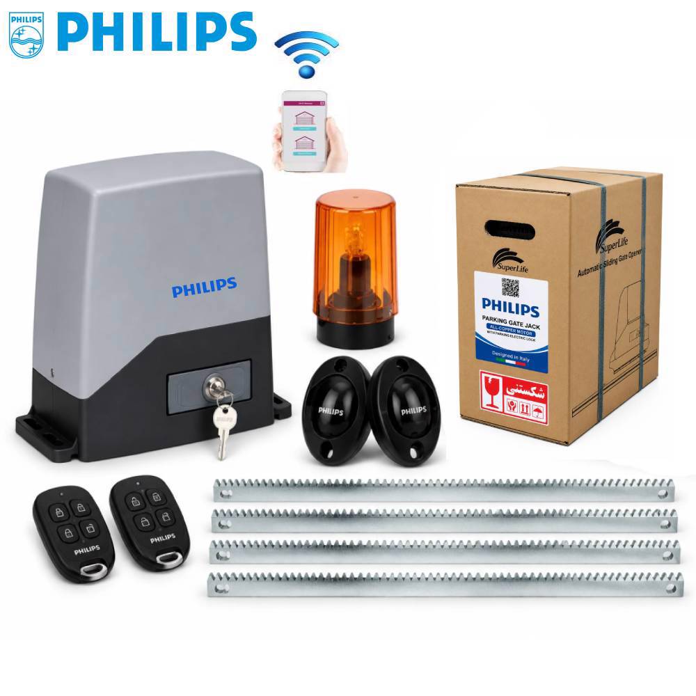 جک پارکینگ ریلی فیلیپس 1500 کیلوگرم + سیم کارتی 
